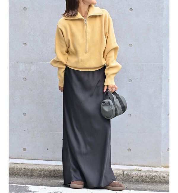 OUTDOOR PRODUCTS Usual Things「LOGAN別注 ライトウエイトハーフジップニット」|ニット・セーター|