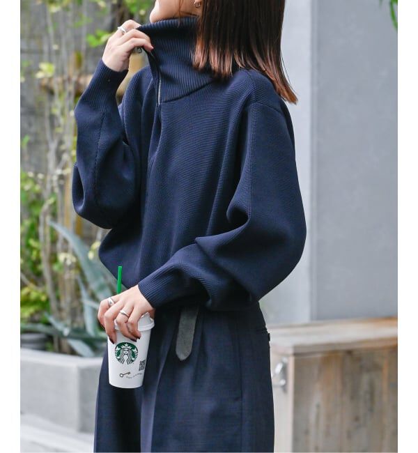 OUTDOOR PRODUCTS Usual Things「LOGAN別注 ライトウエイトハーフジップニット」|ニット・セーター|