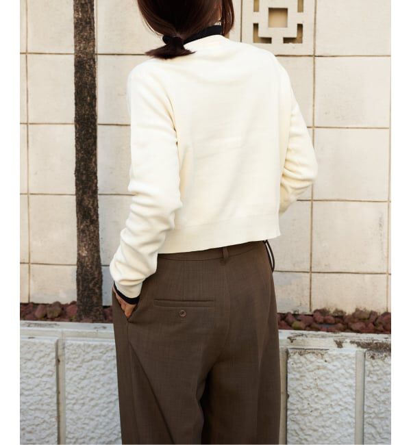 OUTDOOR PRODUCTS Usual Things「≪予約≫コットンスムースポケットコンパクトカーディガン」|カーディガン|