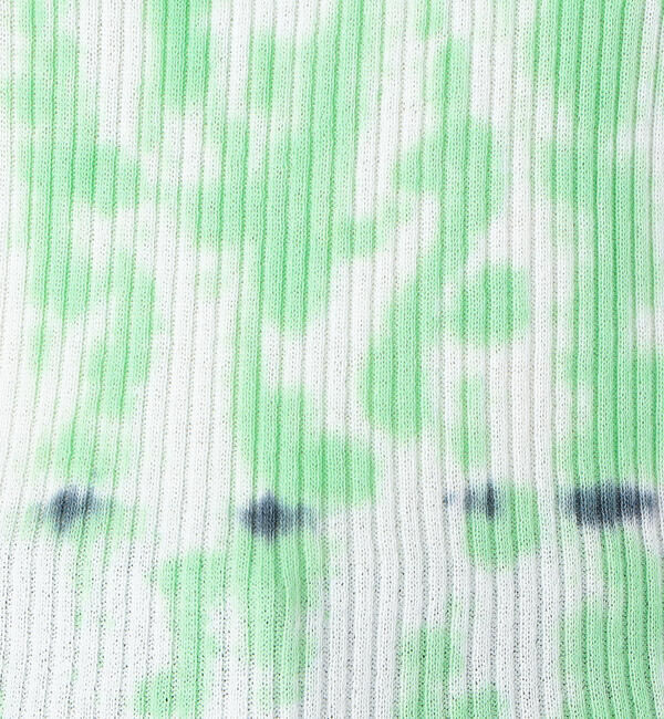 MACPHEE「コットンナイロンリブタイダイプリント ノースリーブプルオーバー」|ニット・セーター|