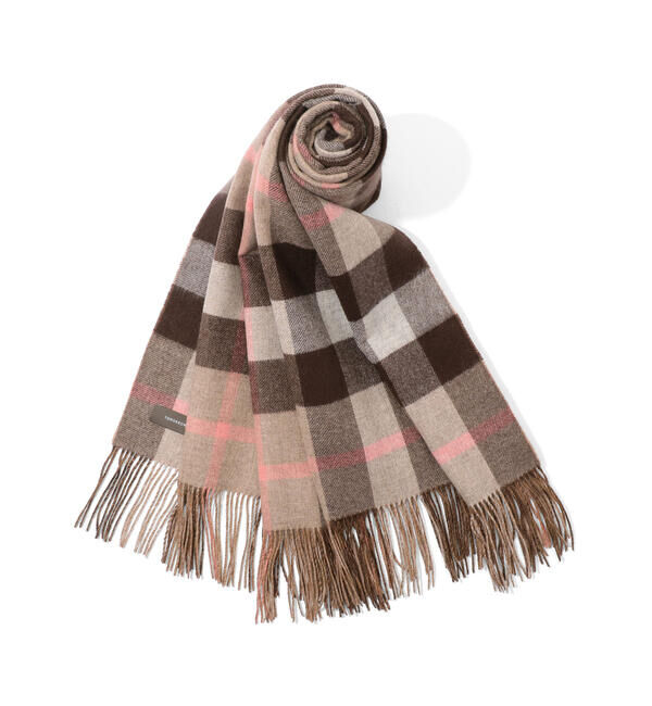 TOMORROWLAND GOODS「TOMORROWLAND カシミヤ ダブルフェイスストール」|ストール|46 ブラウン系