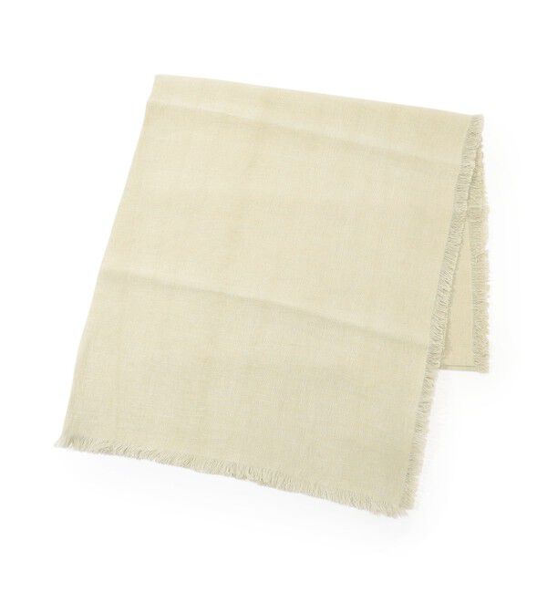 TOMORROWLAND GOODS「ASAUCE MELER ドライリネンストール」|ストール|51 ライトグリーン