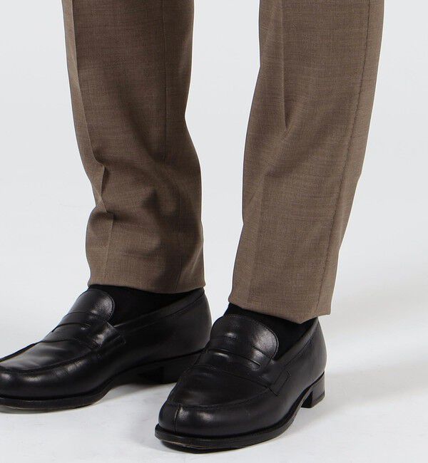 TOMORROWLAND MENS「Super100'sウール ノープリーツスリムスラックス Angelico」|スラックス|