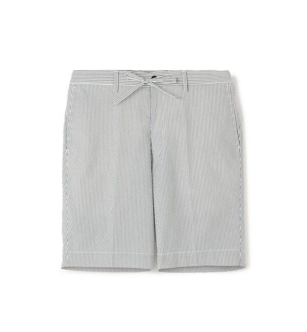 TOMORROWLAND MENS「クールマックスサッカー イージーショーツ」|チノ|66 ブルー系