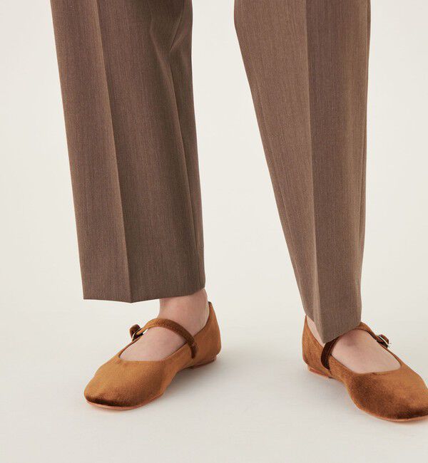 GALERIE VIE「ライトウールギャバジン タックストレートパンツ」|その他|