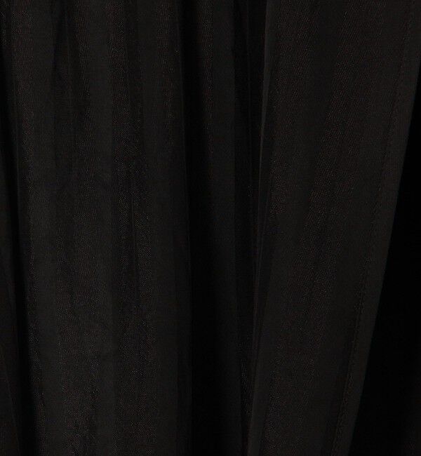 DES PRES「シアーストライプジャカード ギャザーブラウス」|シャツ・ブラウス|