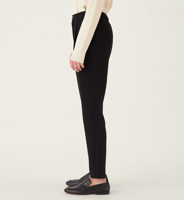 GALERIE VIE「トリアセテートポリエステルダブルクロス テーパードパンツ」|その他|