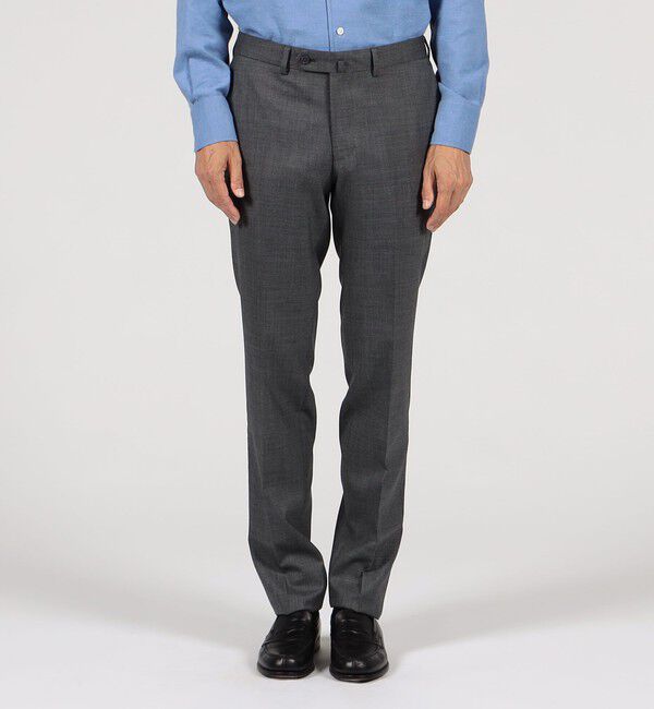 TOMORROWLAND MENS「Super120'sストレッチウールツイル スリムスラックス」|スラックス|