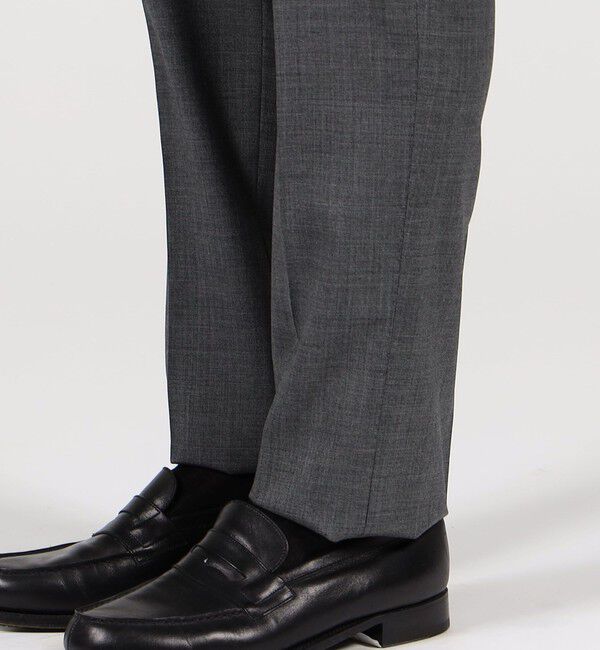 TOMORROWLAND MENS「Super120'sストレッチウールツイル スリムスラックス」|スラックス|