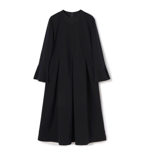 Ballsey「ストレッチタフタ ボックスタックワンピース」|ワンピース|69 ネイビー