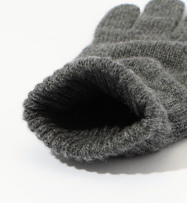 TOMORROWLAND GOODS「Johnstons of Elgin カシミヤ リブニット グローブ」|手袋|