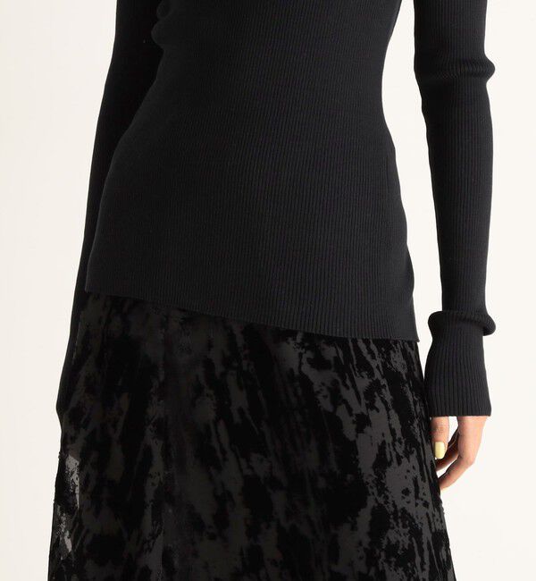 Edition「コットンシルク バックオープンニットトップス」|ニット・セーター|