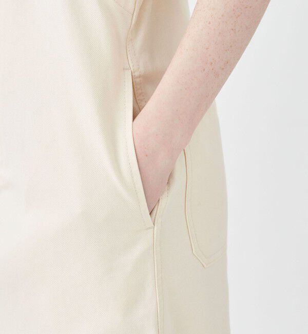 MACPHEE「フレンチワーカーサージ ジャンパースカート」|ジャンパースカート|