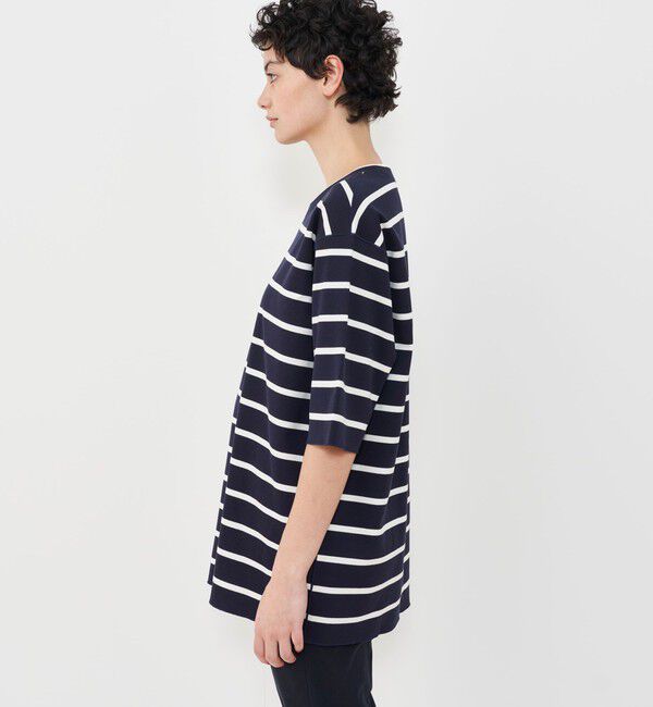 GALERIE VIE「クリアヤーンリブ ハーフスリーブプルオーバー」|Tシャツ・カットソー|