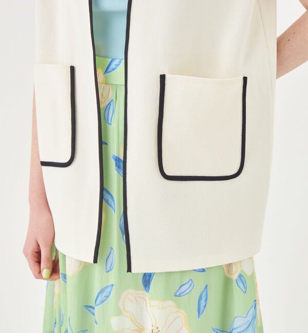 Ballsey「ミラノリブ ジレ」|ベスト・ジレ|