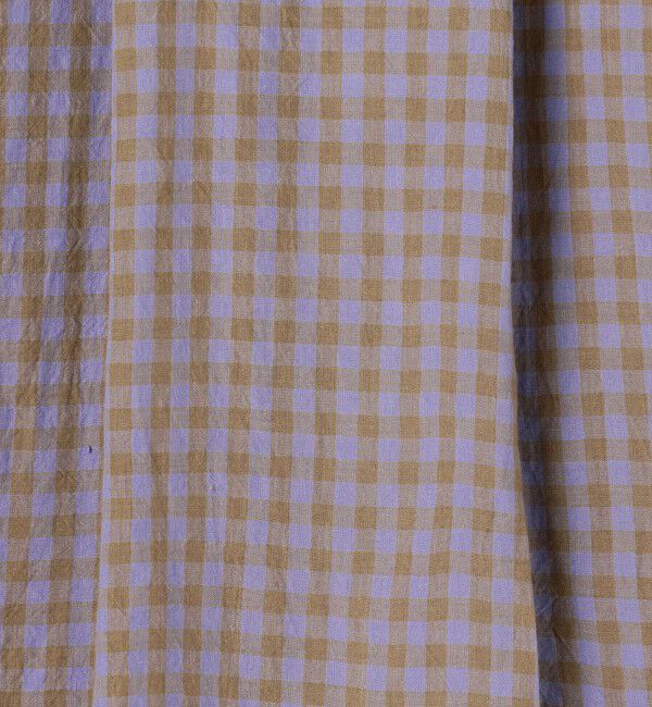 MACPHEE「アイリッシュリネン タックフレアロングスカート」|フレア|