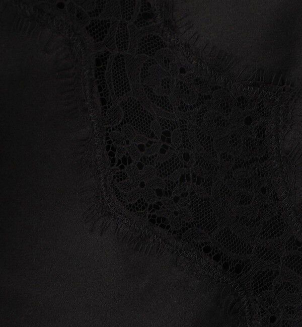 DES PRES「シルクストレッチサテン  レギュラーカラーシャツ」|シャツ・ブラウス|