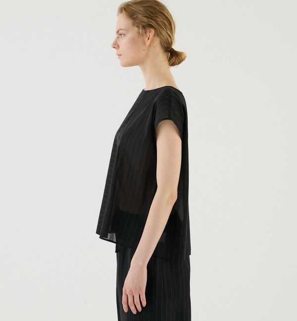 GALERIE VIE「ボイルコットン ドロップショルダーTシャツ」|シャツ・ブラウス|