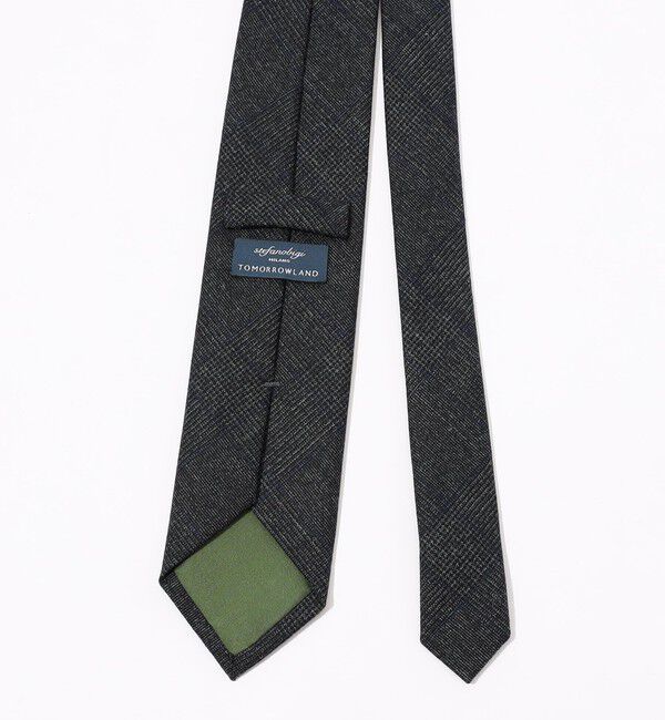 TOMORROWLAND GOODS「STEFANO BIGI ウールシルクリネン チェックネクタイ」|ネクタイ・蝶ネクタイ|