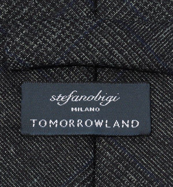TOMORROWLAND GOODS「STEFANO BIGI ウールシルクリネン チェックネクタイ」|ネクタイ・蝶ネクタイ|