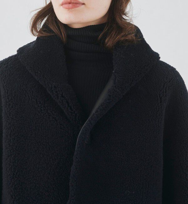 GALERIE VIE「セミカーリームートン フーデットコート」|その他|