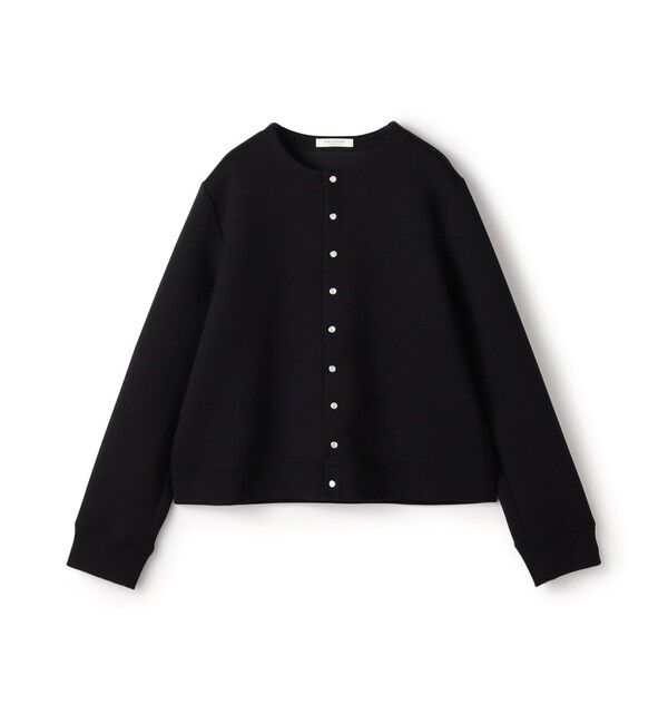 MACPHEE「【WEB限定】エアークッション クルーネックカーディガン」|カーディガン|19 ブラック