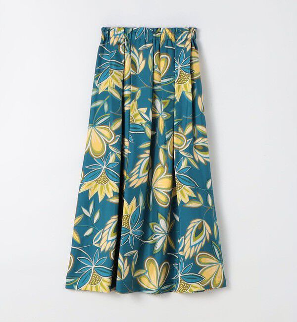 CABaN「シルクツイル COLETTEフラワープリントスカート」|スカート|