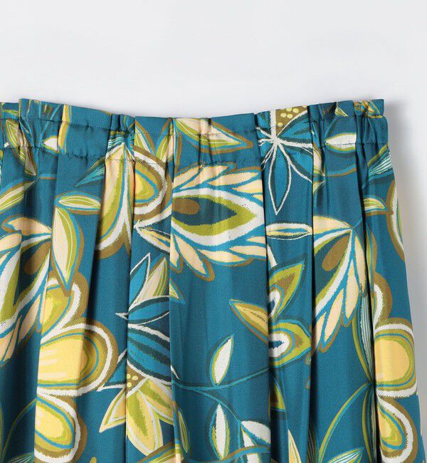 CABaN「シルクツイル COLETTEフラワープリントスカート」|スカート|