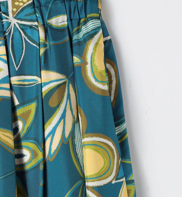 CABaN「シルクツイル COLETTEフラワープリントスカート」|スカート|