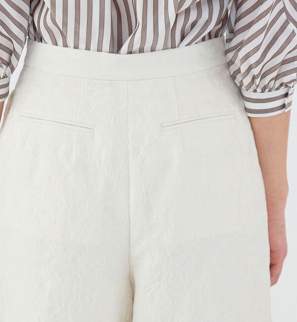 TOMORROWLAND collection「フラワージャカード 2タックキュロット」|キュロット|