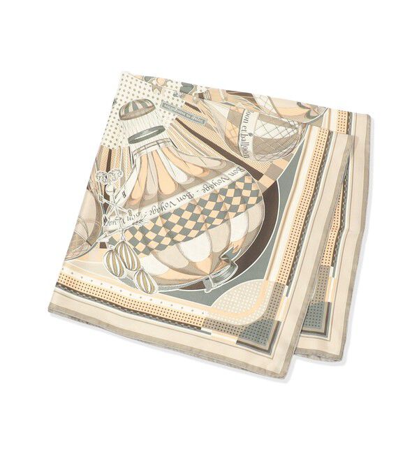 TOMORROWLAND GOODS「manipuri BALOON シルクスカーフ」|バンダナ・スカーフ|14 ベージュ系