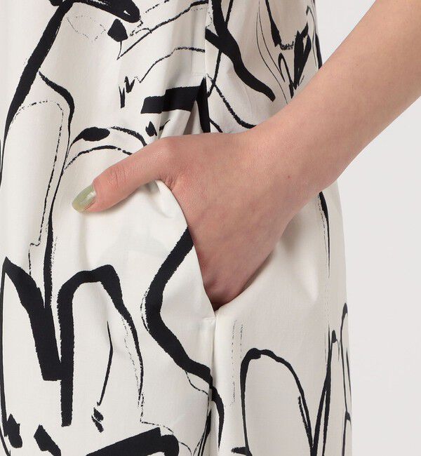 TOMORROWLAND GOODS「WRITEWELL　フラワーパターンノースリーブドレス」|ワンピース|