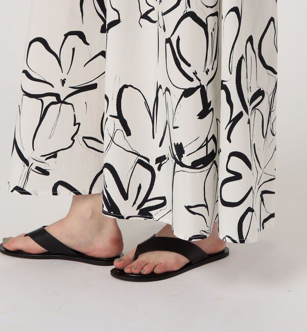 TOMORROWLAND GOODS「WRITEWELL　フラワーパターンノースリーブドレス」|ワンピース|