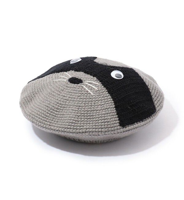 TOMORROWLAND GOODS「BODE RACOON BERET」|ハンチング・ベレー帽|16 グレー系