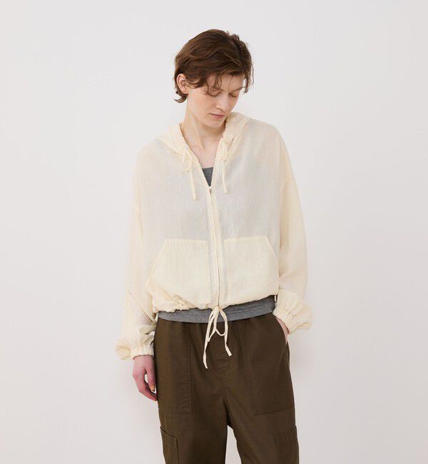 GALERIE VIE「オークエッセンス フーデッドブルゾン」|ブルゾン・スタジャン|