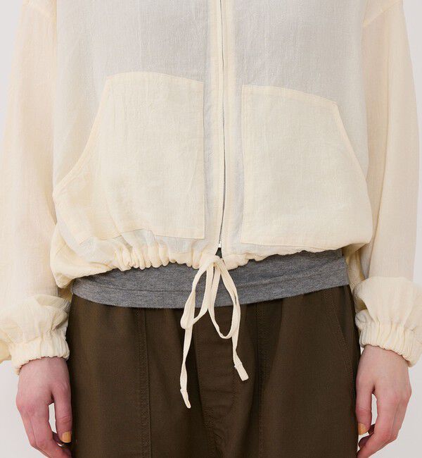 GALERIE VIE「オークエッセンス フーデッドブルゾン」|ブルゾン・スタジャン|