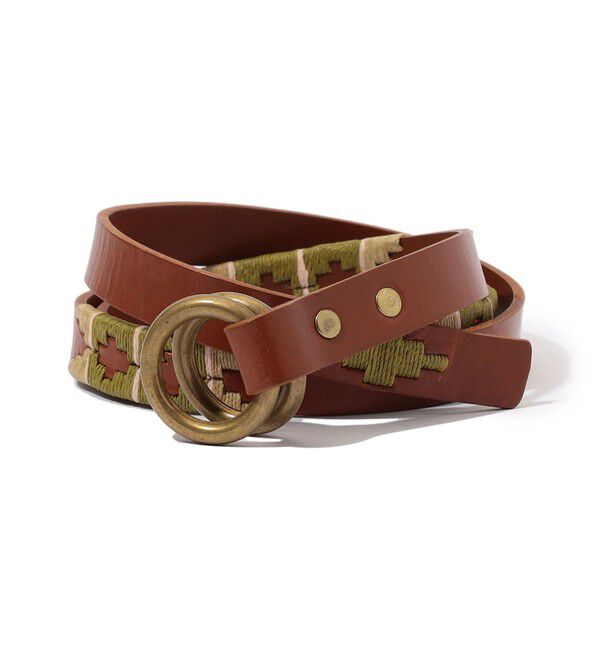 TOMORROWLAND GOODS「MAISON GAUCHOS ダブルリングベルト」|ベルト|46 ブラウン系