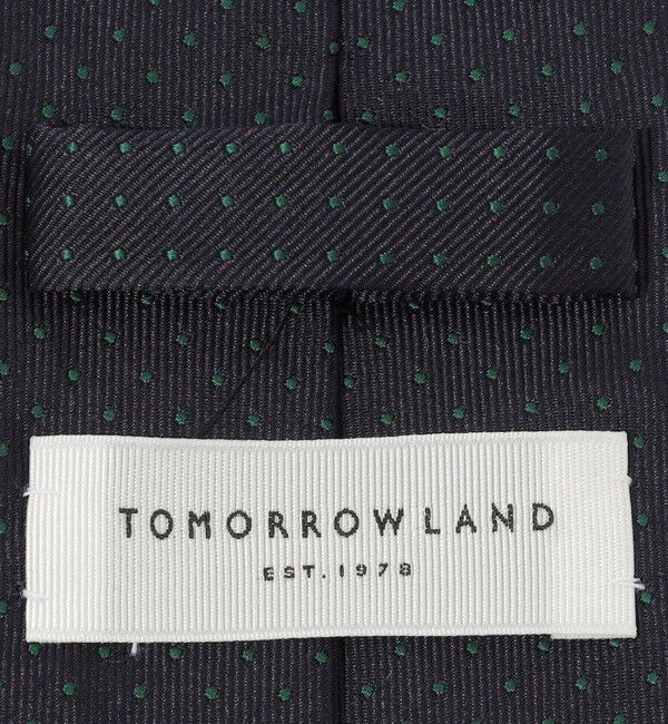 TOMORROWLAND GOODS「TOMORROWLAND シルクジャガード ピンドットネクタイ」|ネクタイ・蝶ネクタイ|
