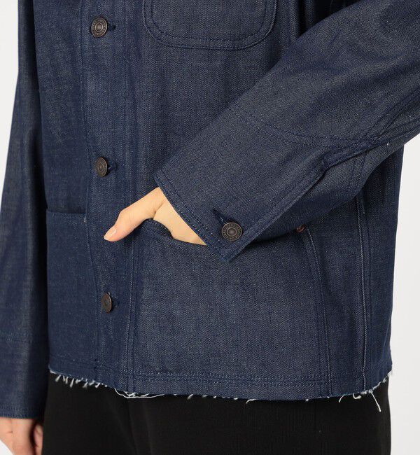 Edition「カットオフ デニムカバーオール」|デニムジャケット|