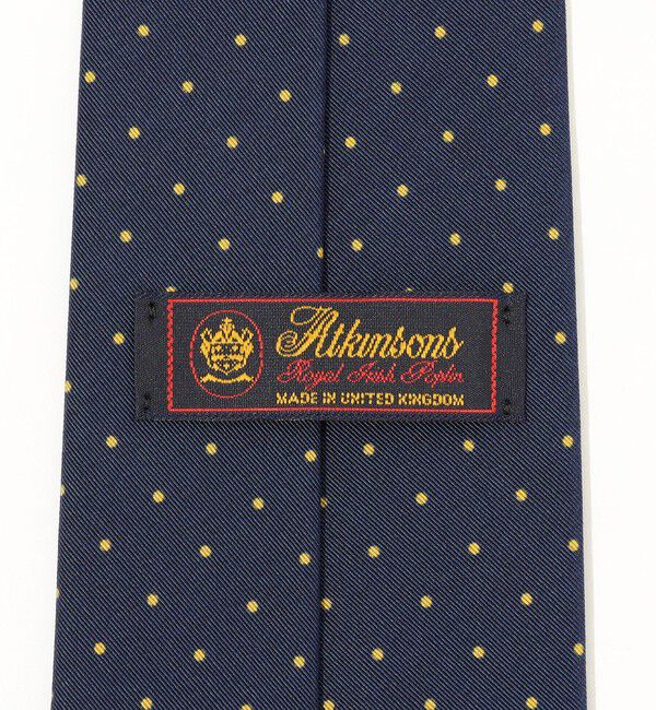 TOMORROWLAND GOODS「Atkinsons アイリッシュポプリン ドット柄ネクタイ」|ネクタイ・蝶ネクタイ|