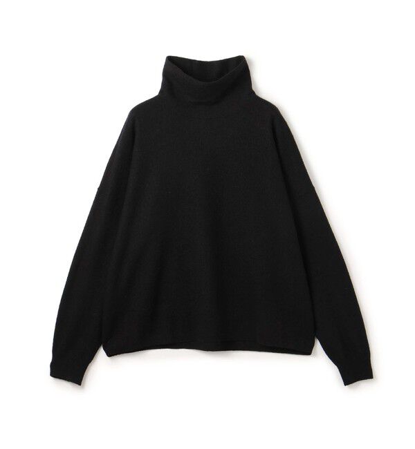 GALERIE VIE「ボイルドウール ハイネックプルオーバー」|ニット・セーター|19 ブラック