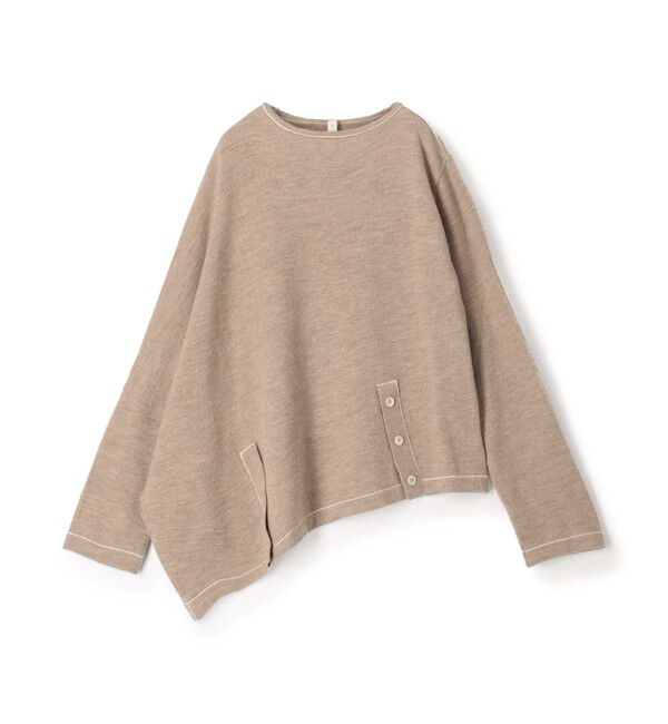 TOMORROWLAND GOODS「LAUREN MANOOGIAN STITCH アシンメトリープルオーバー」|ニット・セーター|42 ライトベージュ系