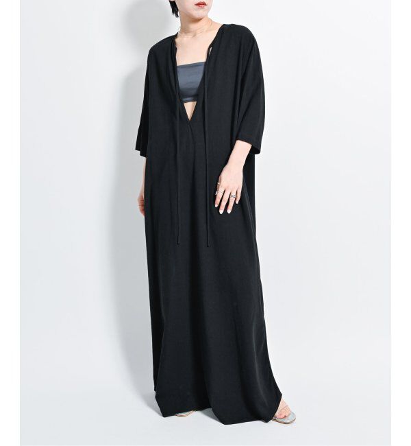  「《追加》ASA/C KAFTAN DRESS：ワンピース」|ワンピース|ブラック