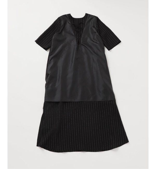  「LACE UP LINEN DRESS：ワンピース」|ワンピース|