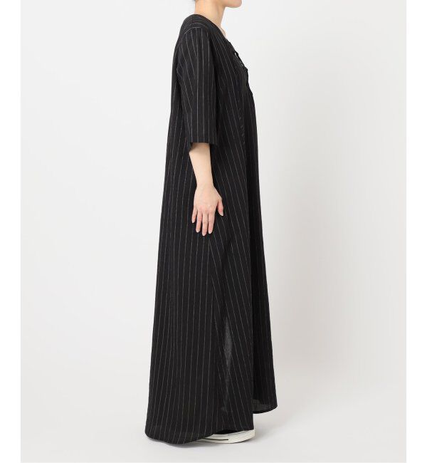 「LACE UP LINEN DRESS：ワンピース」|ワンピース|