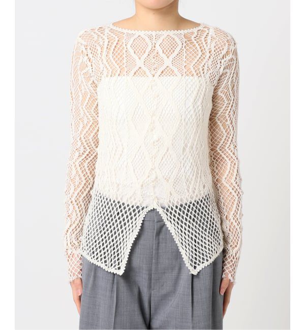  「《追加予約》EUCHRONIA 別注 LACE LONG SLEEVE 2：カットソー」|Tシャツ・カットソー|