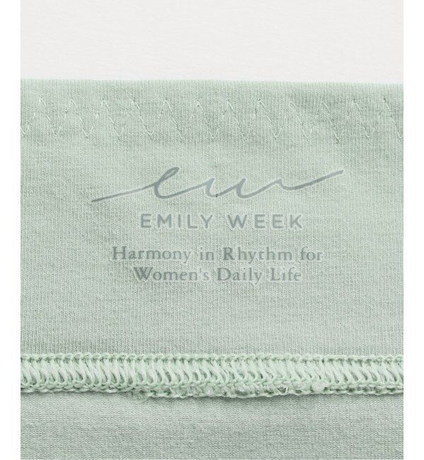EMILYWEEK「【for MOM】オーガニックコットン混 ローライズショーツ（グリーン）」|インナー|