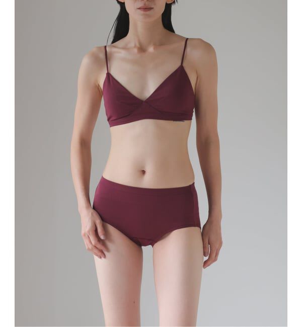 EMILYWEEK「【RESET】オーガニックコットン混 2WAYサニタリー（ベージュ、ボルドー）」|インナー|