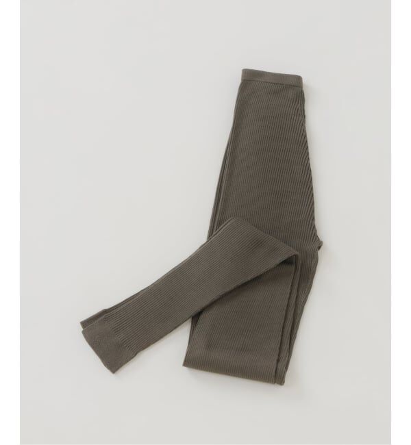 EMILYWEEK「シルク混リブレギンス（ギフト巾着付き）」|レギンス・スパッツ|