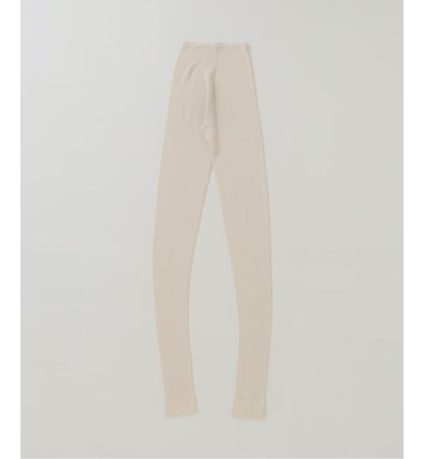 EMILYWEEK「シルク混リブレギンス（ギフト巾着付き）」|レギンス・スパッツ|